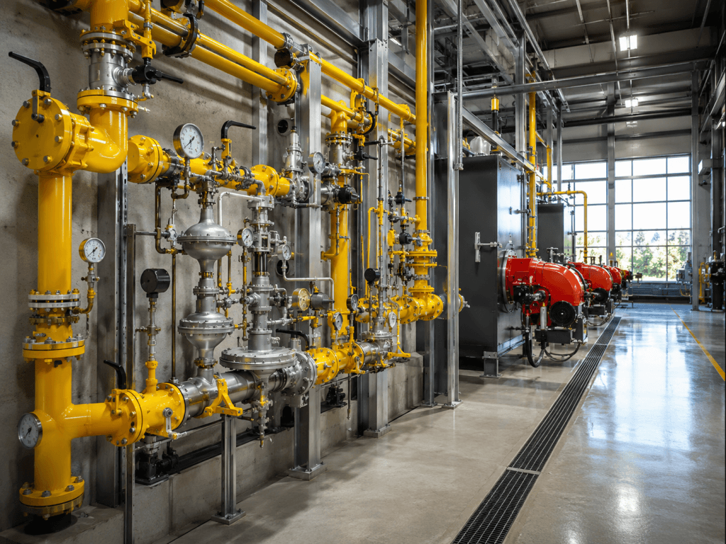 Fabrika doğalgaz sistemi